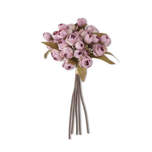 Bundle, Light Purple Mini Ranunculus Bud 10.5"