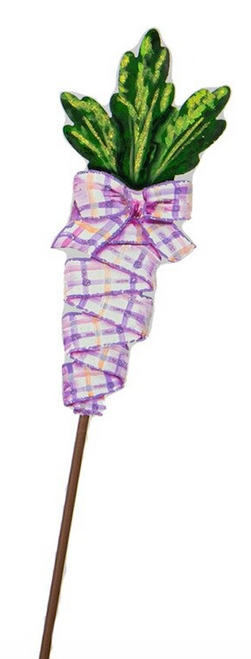 Stake, Ribbon Carrot Small Purple Stake, Ribbon Carrot Small Purple