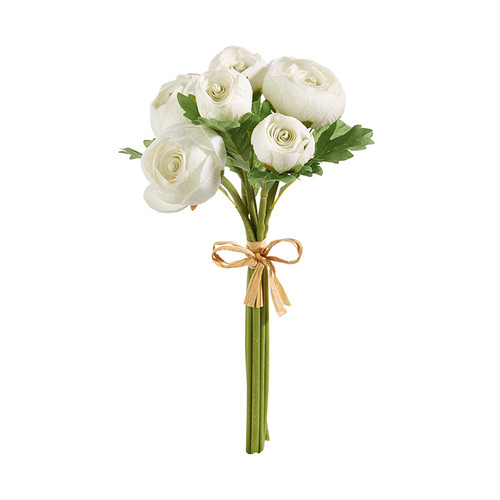Bundle, Real Touch White Ranunculus Bundle