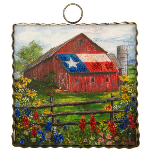 *NEW* Gallery Art, Texas Barn 6x6