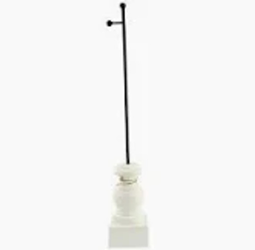 Pole Stand, White MEDIUM