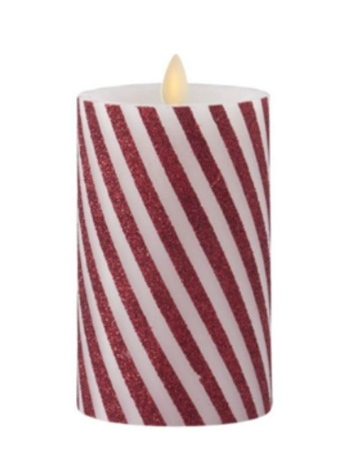 Moving Flame, Candy Striped 3"X5.5"