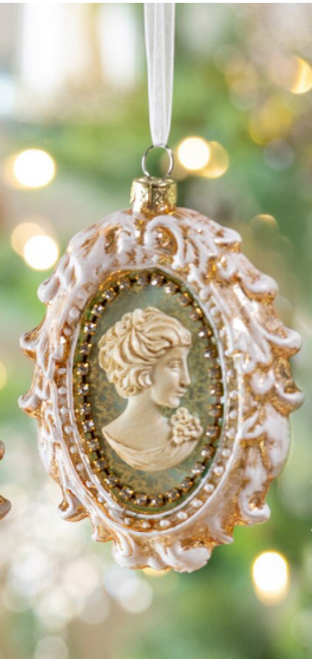Ornament, French Cameo Ornament, French Cameo