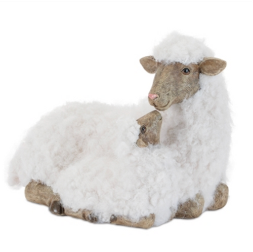 Sheep with Baby Lamb