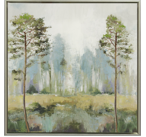 Wall Art, Tall Green Trees Style 2