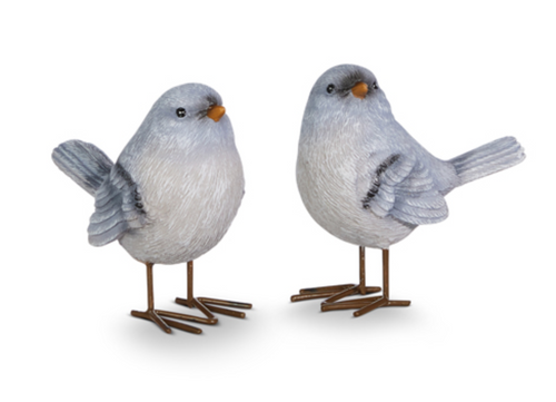 Bird, Blue Bird On Iron Legs, 2.5"