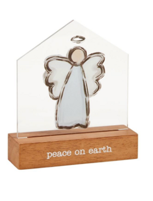 Sitter, Angel LED Acrylic Sitter