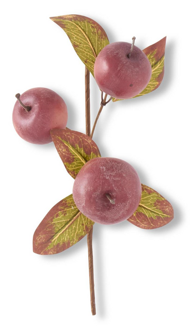 Pick, Burgundy Red Speckled Apple 13"