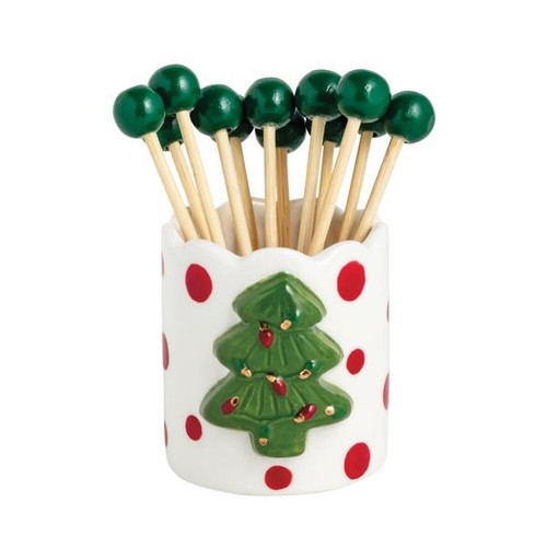 Toothpick Holder, Bagged Tree