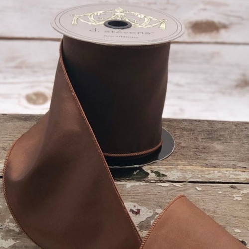 Ribbon, Simply Taffeta Brown 2.5"x 25 YDS