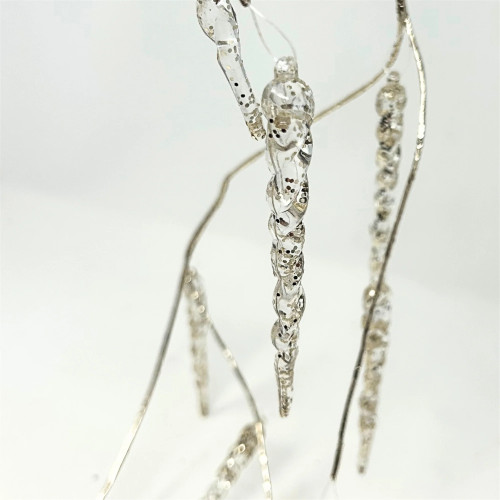 Garland, Acrylic Glitter Icilcle 40" Garland, Acrylic Glitter Icilcle 40"