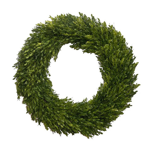 Wreath, Round Boxwood 24"