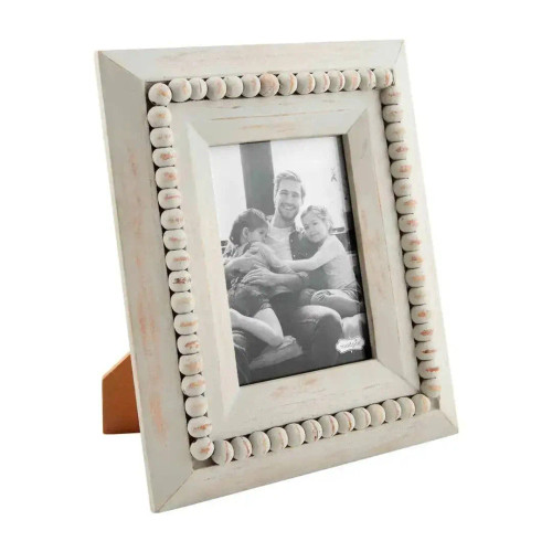 Frame, Gray Beaded 4x6