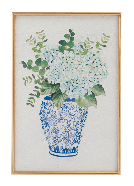 *NEW* Wall Art, Eucalyptus and Hydrangea Bouquet