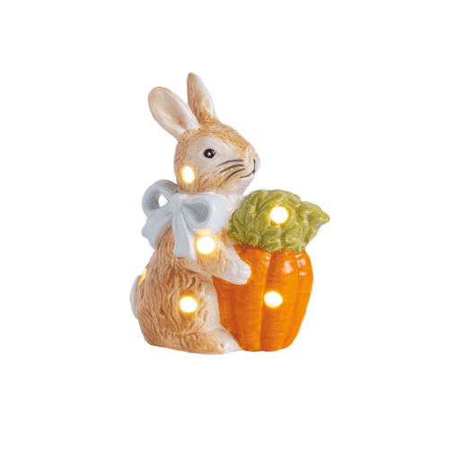 Sitter, Light Up Bunny With Carrot