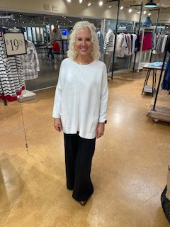 Sweater, Two Pocket White SMALL