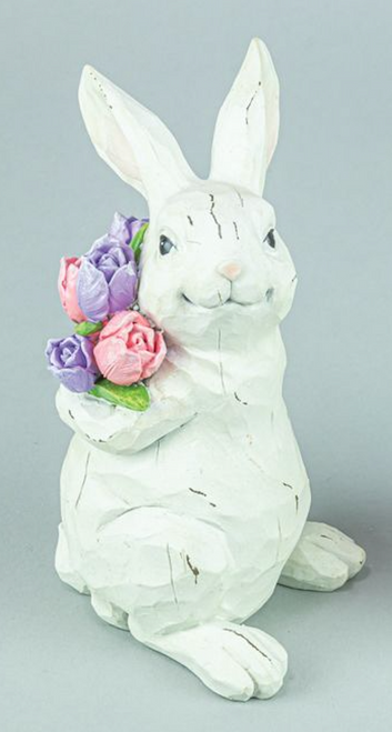 *NEW* Bunny Holding Flowers