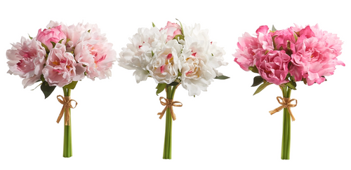 Bundle, Real Touch Peony Pink ASST