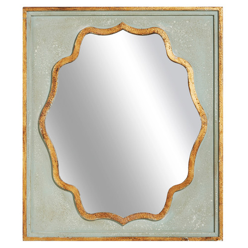 Mirror, Blue Abstract Inlay 23.5"