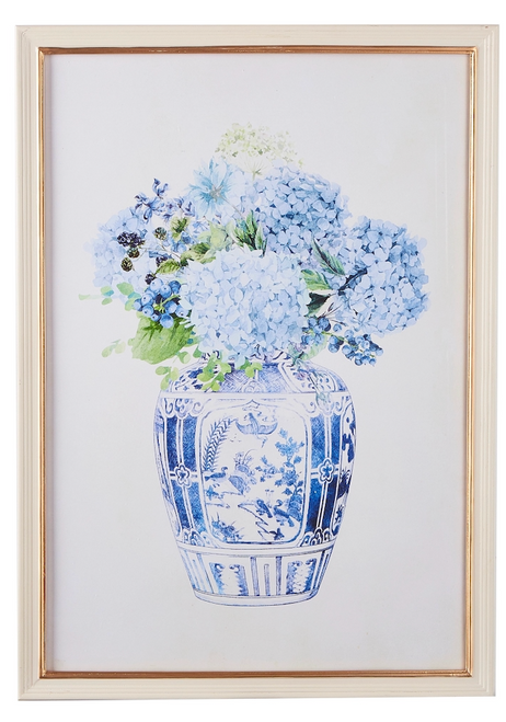 Wall Art, Hydrangeas in Vase