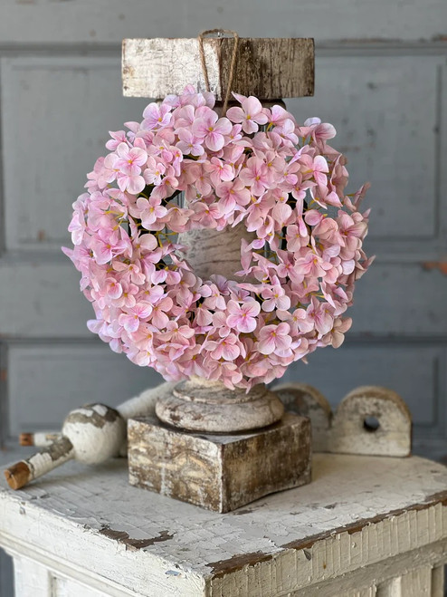 *NEW* Candle Ring/ Wreath, Hydrangea Pink