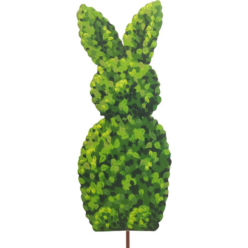 *NEW* Stake, Boxwood Bunny