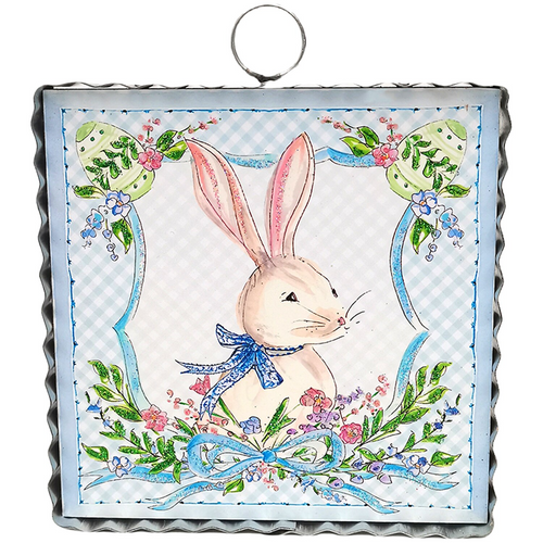 *NEW* Mini Gallery, Beck's Blue Gingham Rabbit