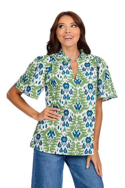 Shirt, Chase Flounce Sleeve SMALL