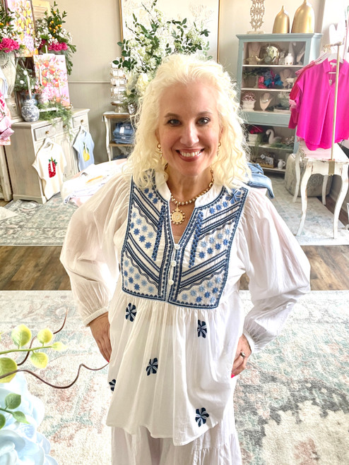 Top, Margeaux Embellished SMALL