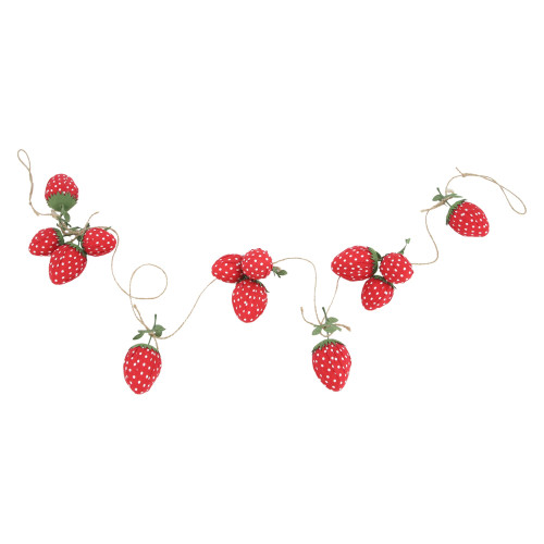 Garland, Plush Strawberry