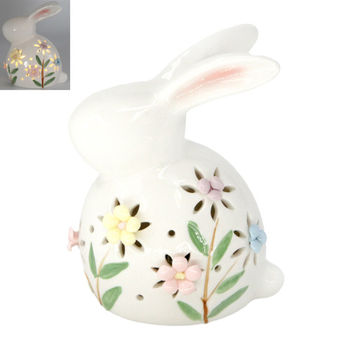 Bunny, Lighted Small Porcelain