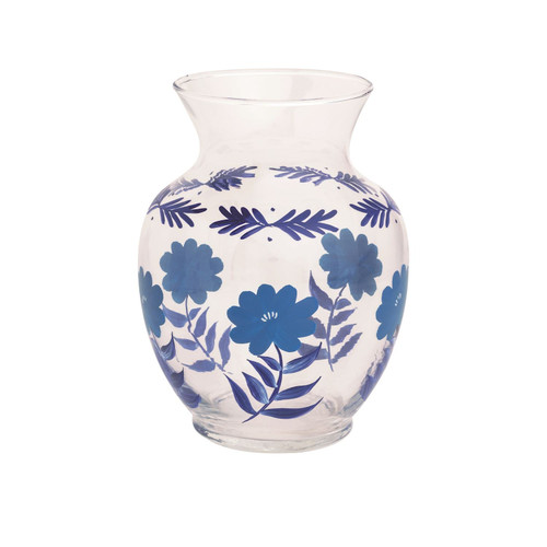 Vase, Blue Flower Stem