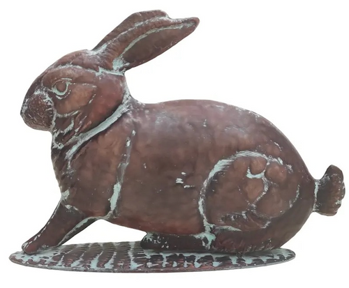*NEW* Rabbit, Bronzed WIth Verdigris Finish