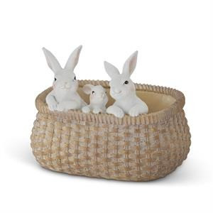 Bunnies in Basket, Three Bunnies