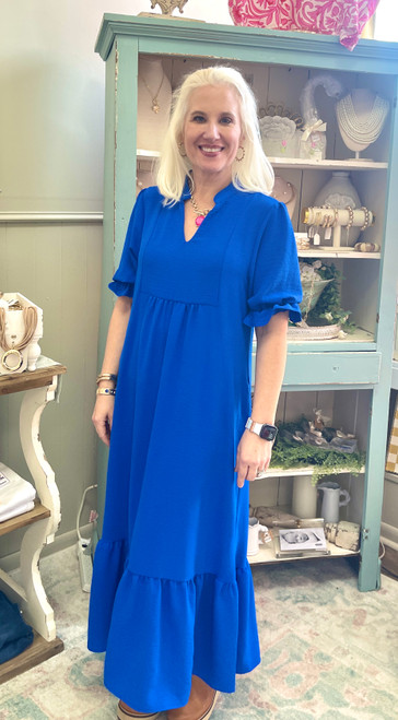 Dress, Aubrey Royal Blue MEDIUM