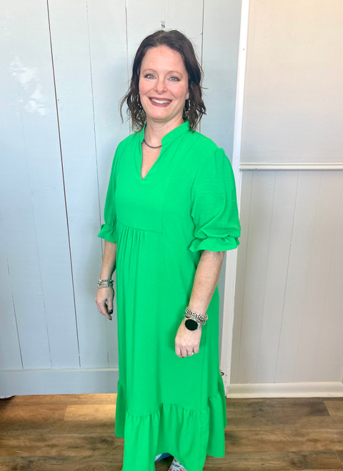 Dress, Aubrey Green XLARGE