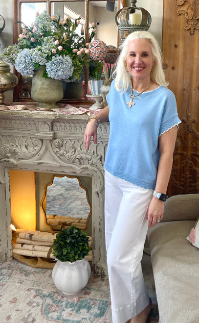 Jeans, White Tummy Control High Rise Wide Leg Ankle SIZE 3