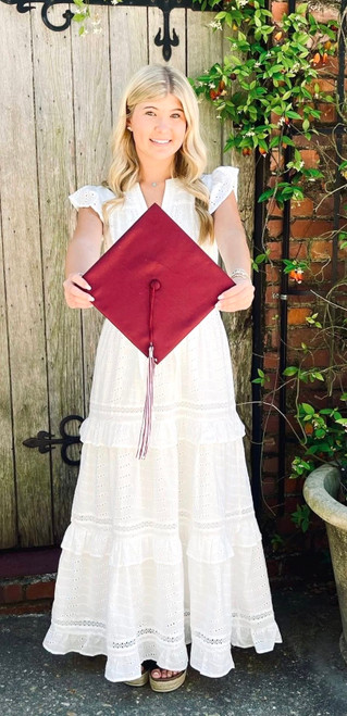 Dress, White Eyelet Lace Maxi
