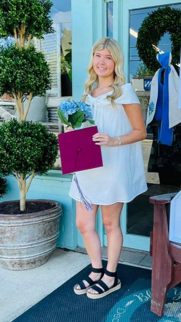 Dress Front Statement Bow Off The Shoulder