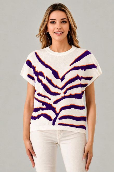 Shirt, AuburnTiger Print Sweater