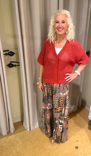 Pants, Multi Color/Pattern Wide Leg Flowy