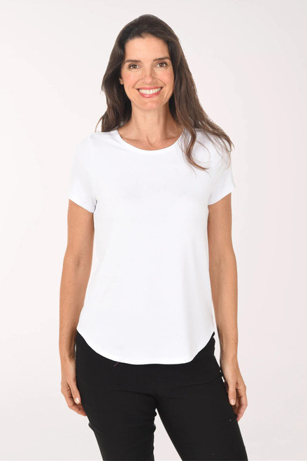 Shirt, White Tee