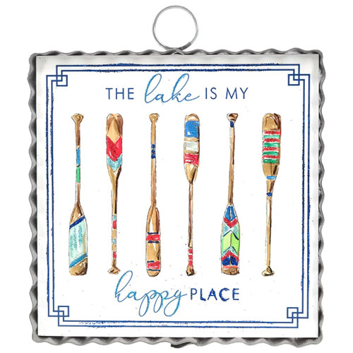 Mini Gallery, "The Lake Is My Happy Place" 6x6