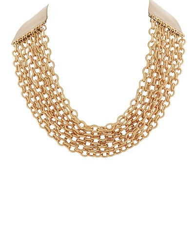 Necklace, Magnetic Multi-Strand Gold