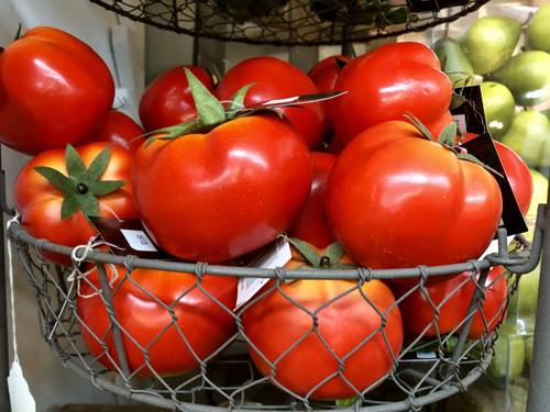 Pictured with multiple tomatoes, but you should totally buy this many!