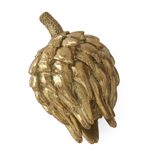 Artichoke, Gold Resin 2.75"