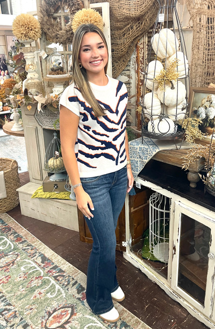Shirt, AuburnTiger Print Sweater