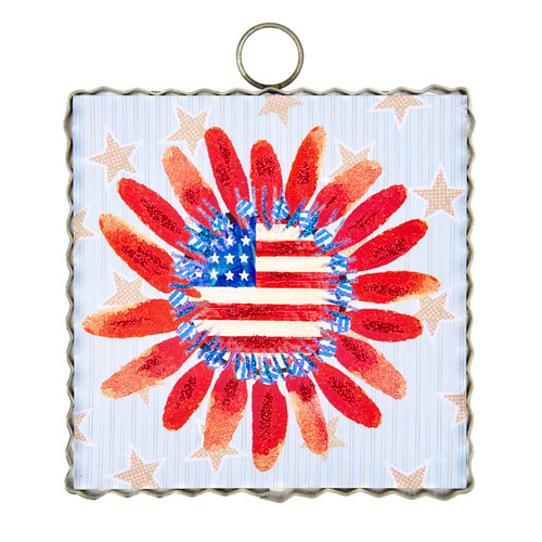 *SOLD OUT* Gallery Art, Mini Flag Flower 6x6