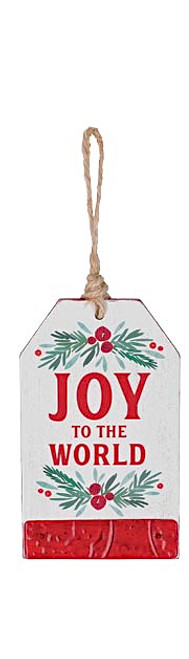 Ornament, Tag "Joy to the World"