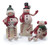 Shelf Sitter, Woodland Snowman With Ear Muffs Sign